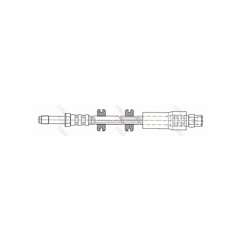 TRW Bremsschlauch PHB446 für 638 428 08 35
