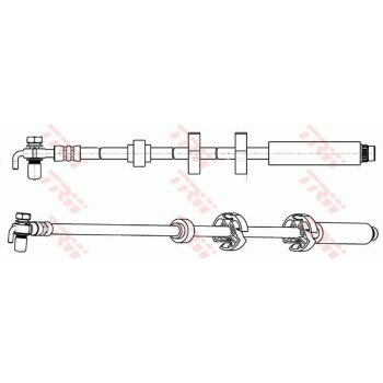 TRW Bremsschlauch PHD1065 für 4806 G3
