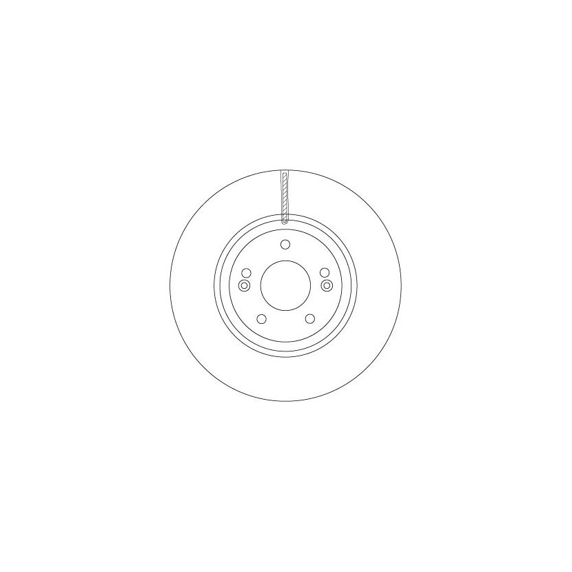TRW Bremsscheibe DF6545S für 517123J500DS