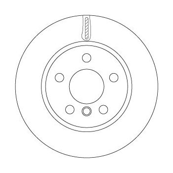 TRW Bremsscheibe DF6799 für 34 11 6 799 347