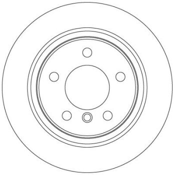 TRW Bremsscheibe DF6137 für 34 21 6 792 225