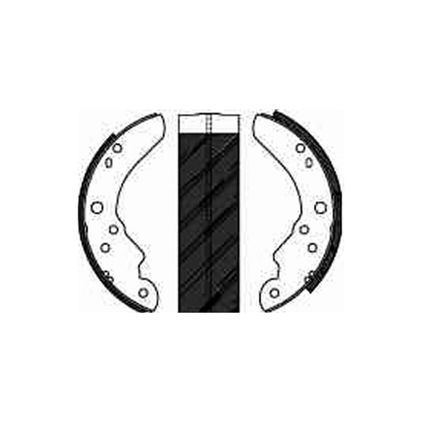 TRW Bremsbackensatz GS6142 für 1571576