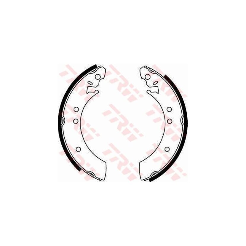 TRW Bremsbackensatz GS6086 für 1485819
