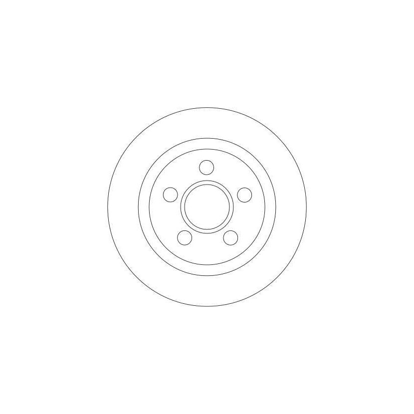 TRW Bremsscheibe DF4407 für 4475316