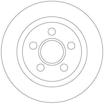 TRW Bremsscheibe DF4407 für 4475316