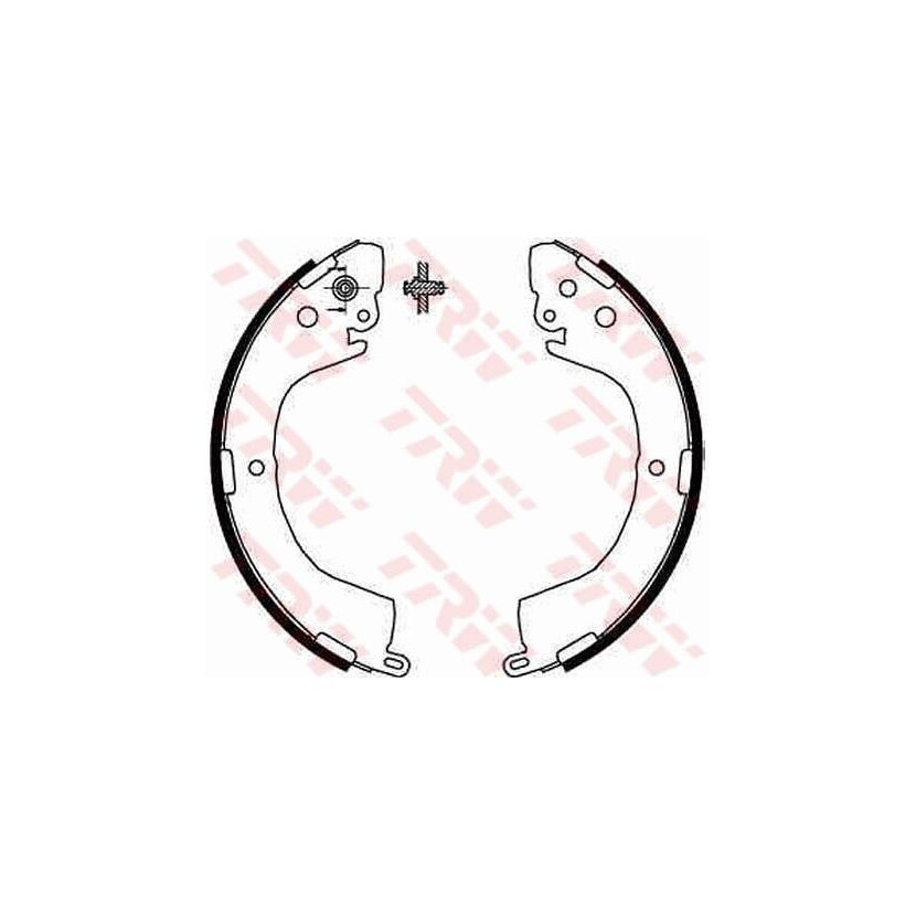 TRW Bremsbackensatz GS8667 für MN186402