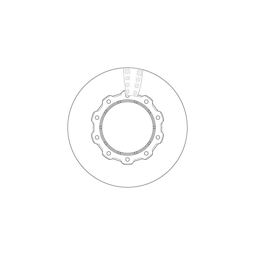 TRW Bremsscheibe DF5049S für 356 421 10 12