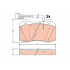 TRW Bremsbelagsatz, Scheibenbremse GDB1191 für 4897218AB