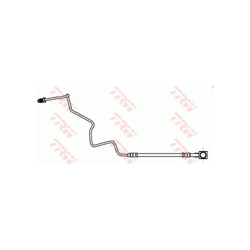 TRW Bremsschlauch PHD1040 für 6Q0 611 763 S