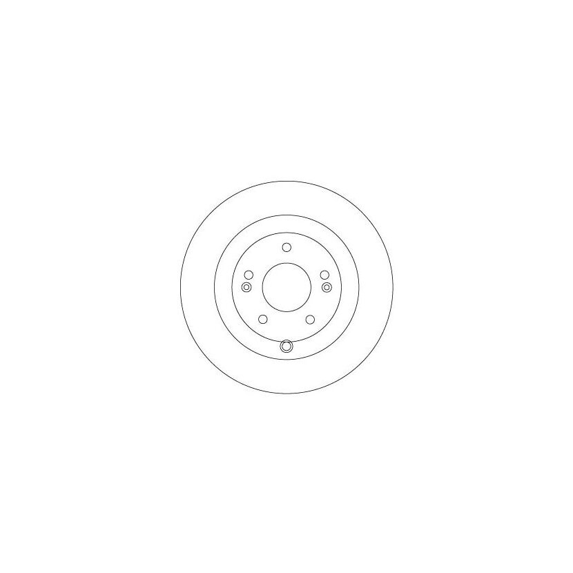 TRW Bremsscheibe DF6690 für 58411-2B000