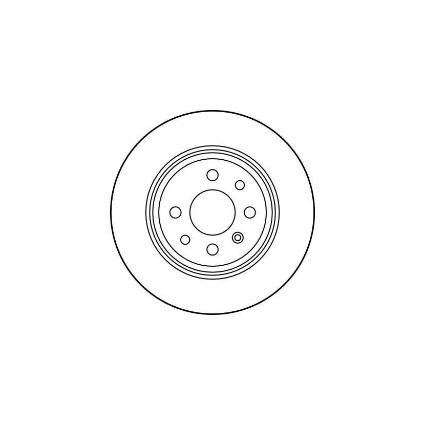 TRW Bremsscheibe DF2772 für 0569117