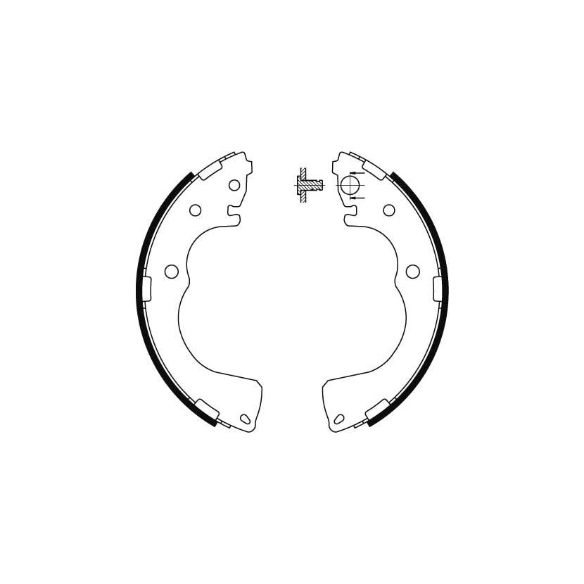 TRW Bremsbackensatz GS8435 für LCY02638Z