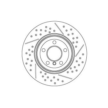 TRW Bremsscheibe DF6601S für 34 20 6 797 600