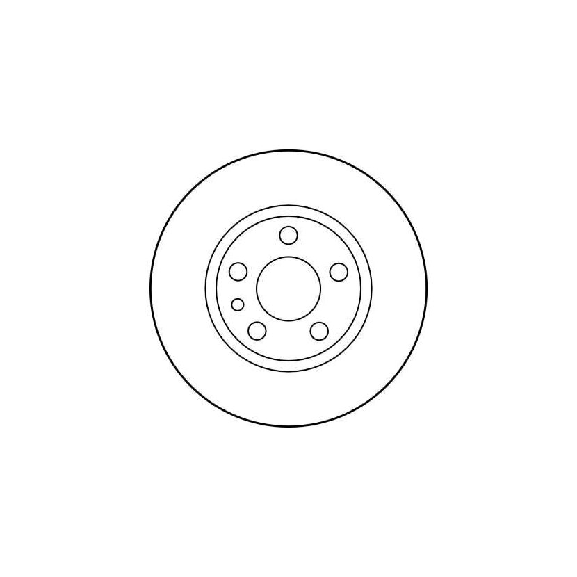 TRW Bremsscheibe DF2754 für 4249 L4