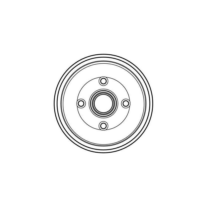 TRW Bremstrommel DB4277 für 7296355
