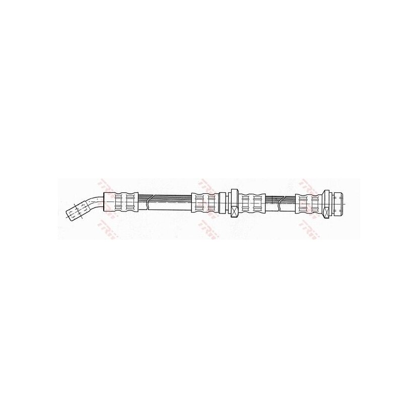 TRW Bremsschlauch PHD214 für 26531AA070