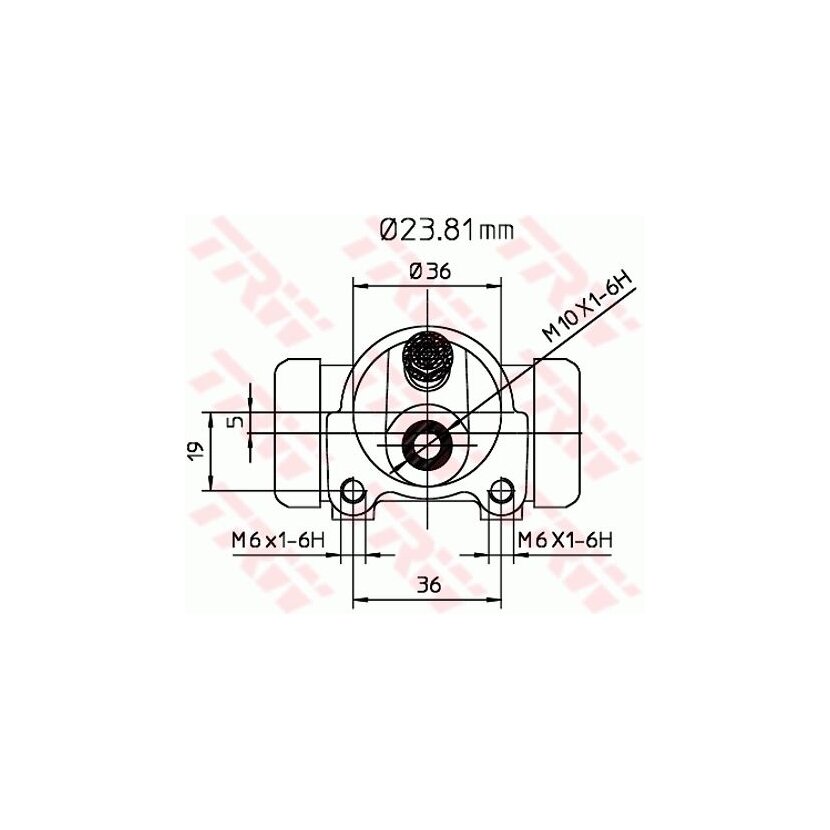 TRW Radbremszylinder BWK119 für 44 02 961