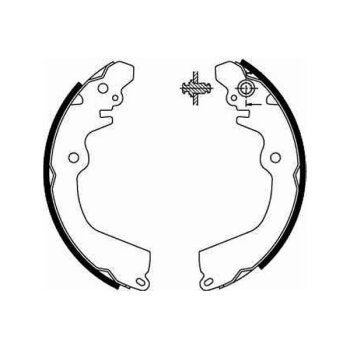 TRW Bremsbackensatz GS8666 für MB699335