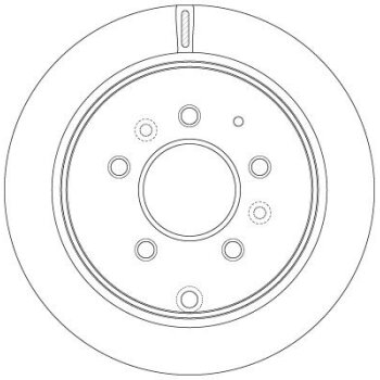 TRW Bremsscheibe DF6291 für L15Y-26-251