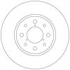 TRW Bremsscheibe DF6347 für 51865132