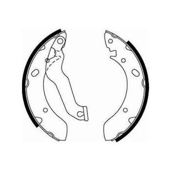 TRW Bremsbackensatz GS8569 für 58305-28B00