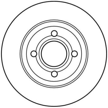 TRW Bremsscheibe DF2597 für 8A0 615 301 D