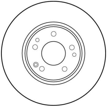 TRW Bremsscheibe DF1594 für 129 421 10 12
