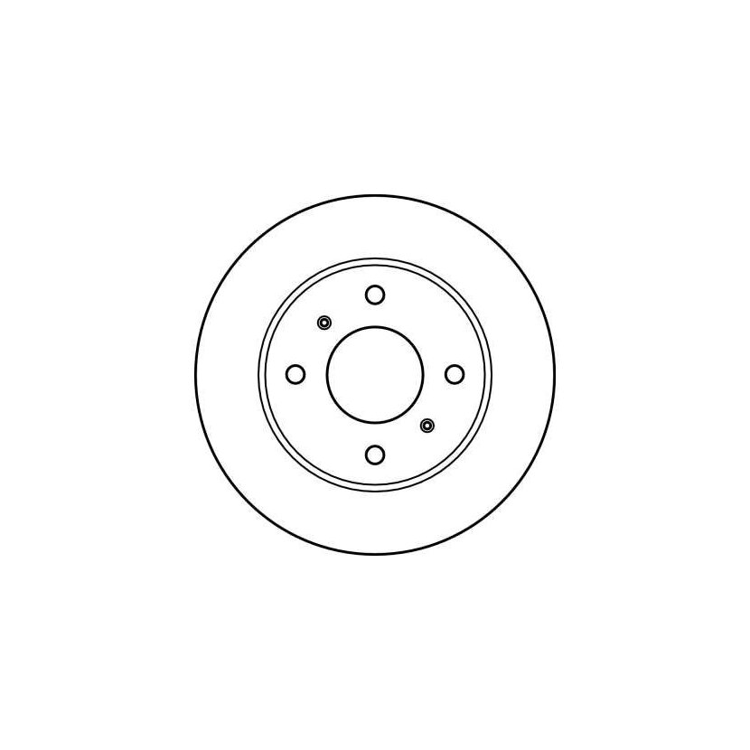 TRW Bremsscheibe DF2591 für 402067100000