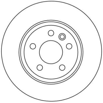 TRW Bremsscheibe DF4208 für 1110251