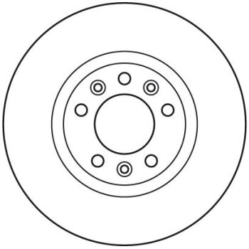 TRW Bremsscheibe DF6121 für 4249 L3