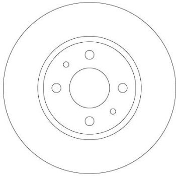 TRW Bremsscheibe DF6231 für 51859075