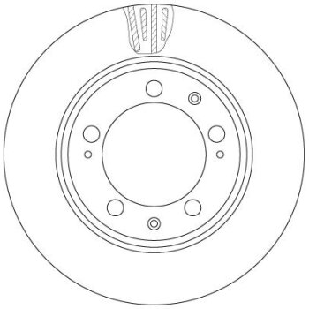 TRW Bremsscheibe DF6484S für 964 351 041 02