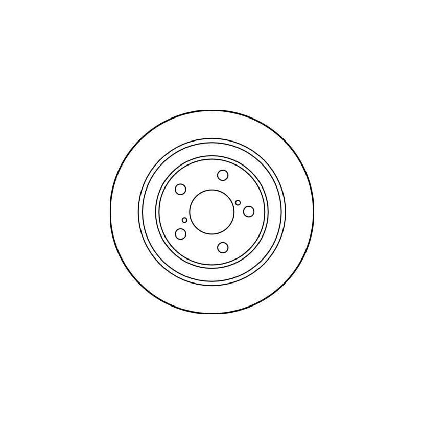 TRW Bremsscheibe DF3092 für 26710FA130
