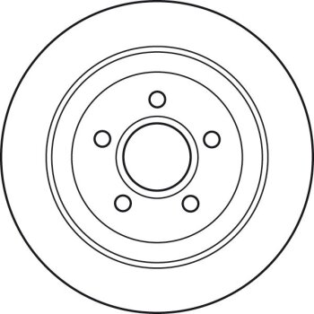TRW Bremsscheibe DF4875 für 5085652AA