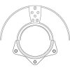 TRW Bremsscheibe DF6333S für A 668 423 00 12