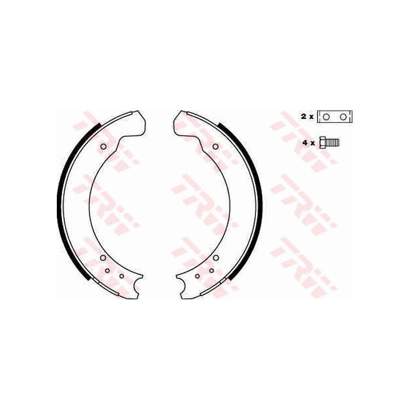 TRW Bremsbackensatz GS6075 für 495184