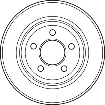 TRW Bremsscheibe DF4882 für 4683259AC