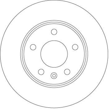 TRW Bremsscheibe DF6915 für 5 69 125
