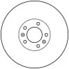 TRW Bremsscheibe DF4237S für 4246 V5
