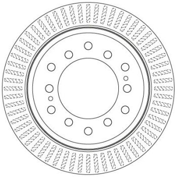 TRW Bremsscheibe DF6342 für 42431-60311