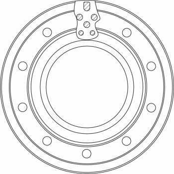 TRW Bremsscheibe DF5129S für 017870