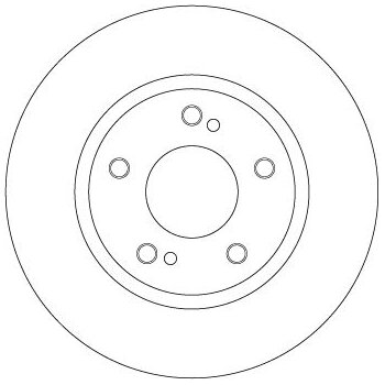 TRW Bremsscheibe DF7028 für 43206-2Y503