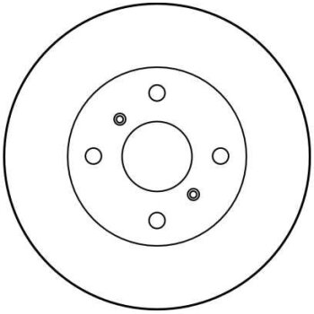 TRW Bremsscheibe DF1423 für 43512-12310