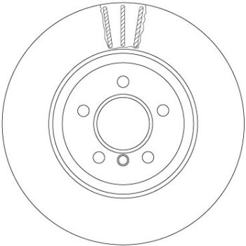TRW Bremsscheibe DF6607S für 34 20 6 797 607