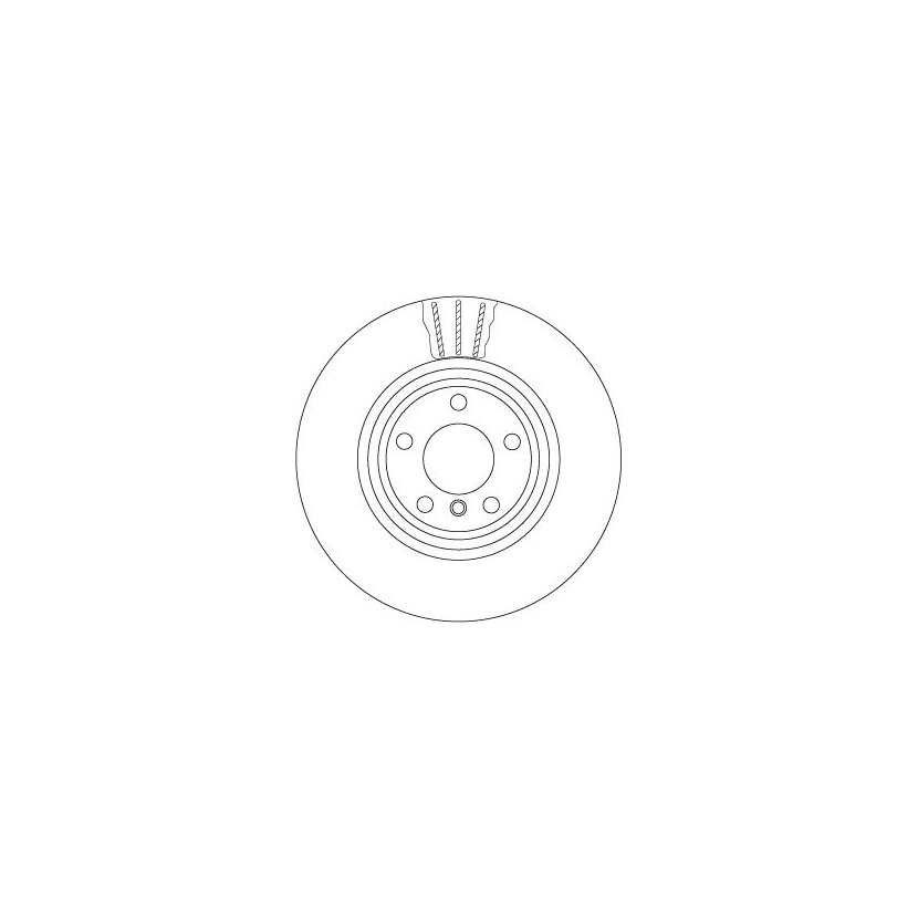 TRW Bremsscheibe DF6602S für 6 797 605
