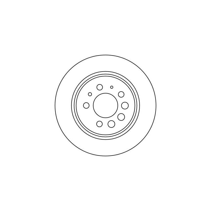 TRW Bremsscheibe DF1674 für 12057824