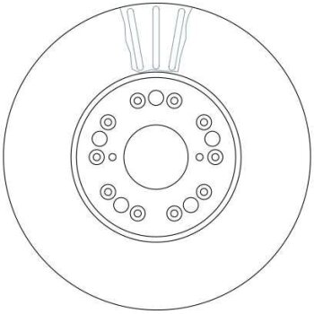 TRW Bremsscheibe DF4182S für 43512-22210