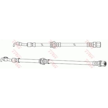 TRW Bremsschlauch PHD948 für 96404803