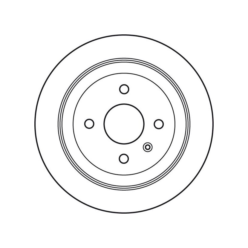 TRW Bremsscheibe DF4880 für 96312560