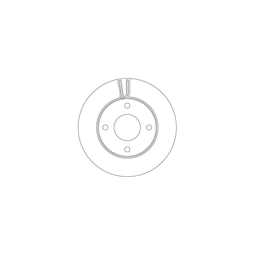 TRW Bremsscheibe DF6417 für 40206-3LG0A